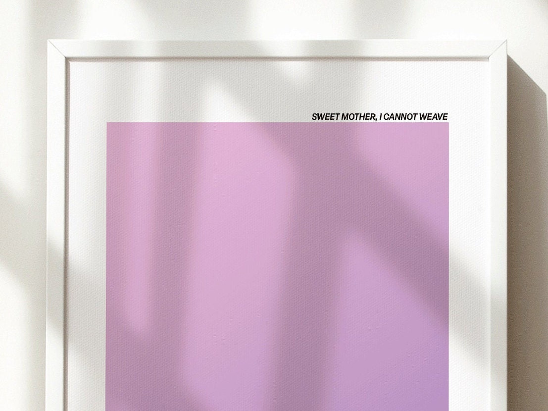 Lavender Menace Print Featuring poetry by Sappho