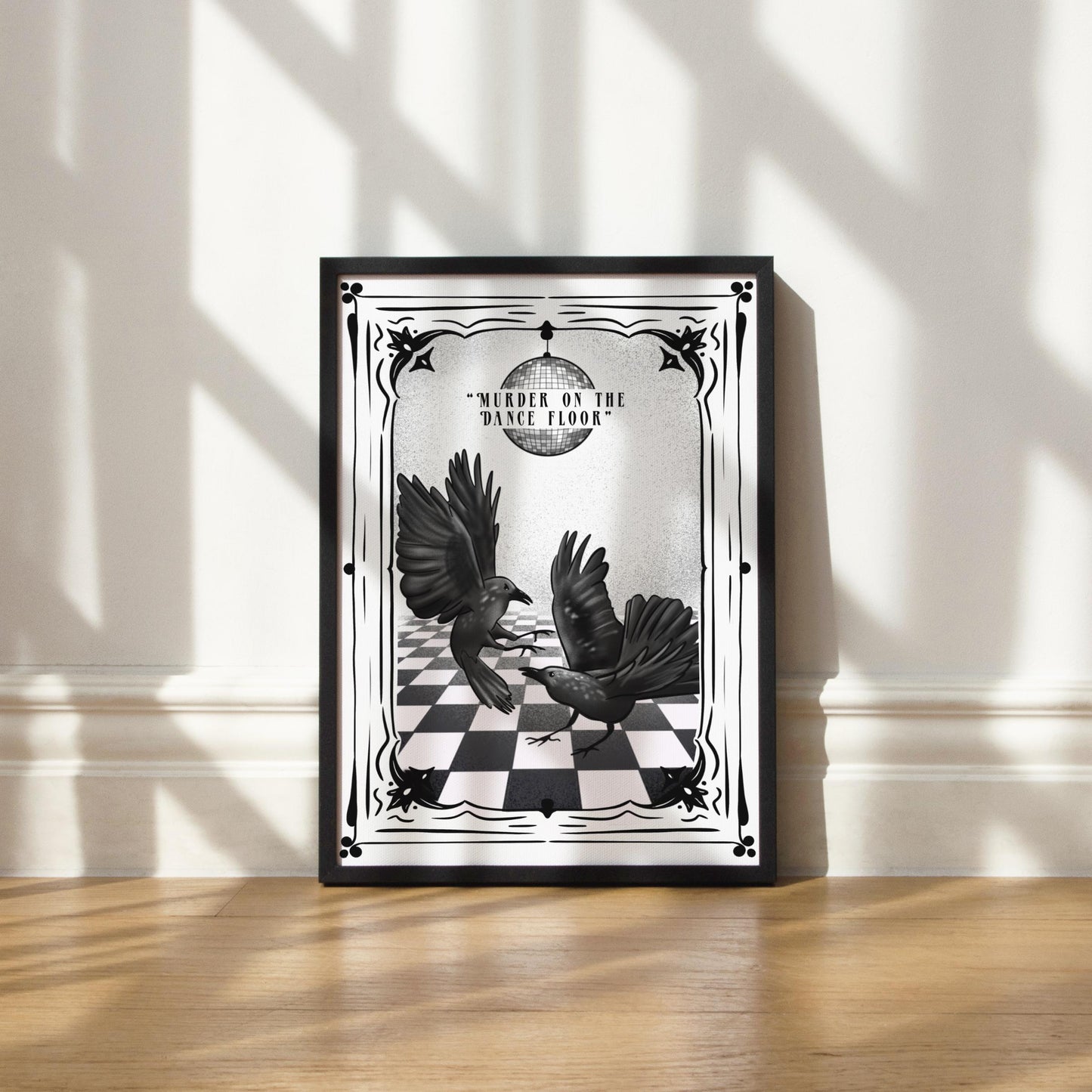 Murder on the Dancefloor Crow Print