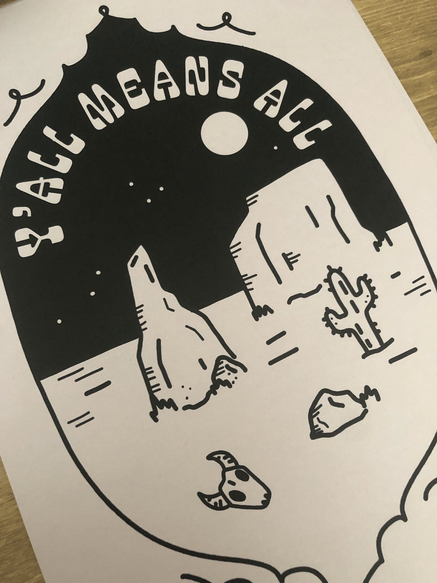 Y'all Means All Art Print