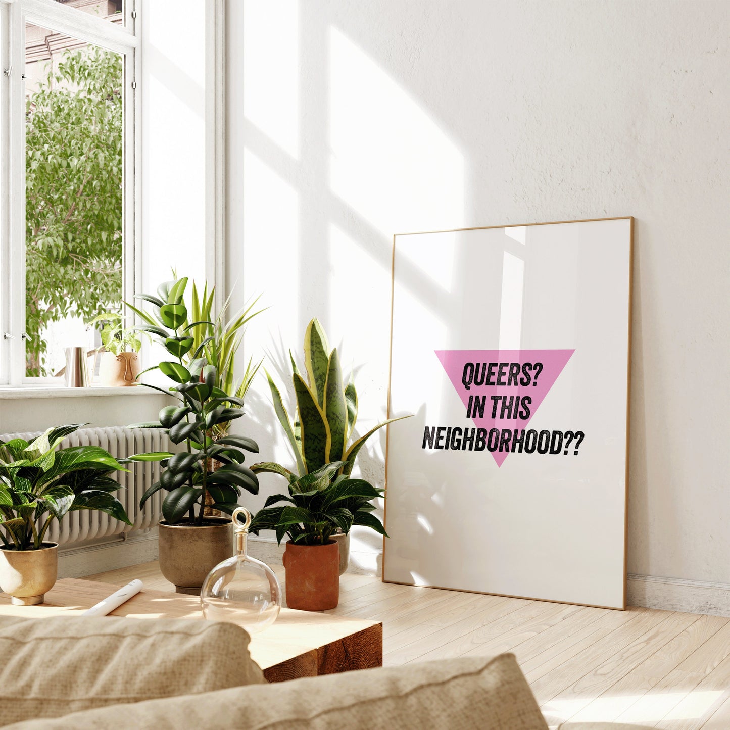 Queers? In this neighborhood?? Print