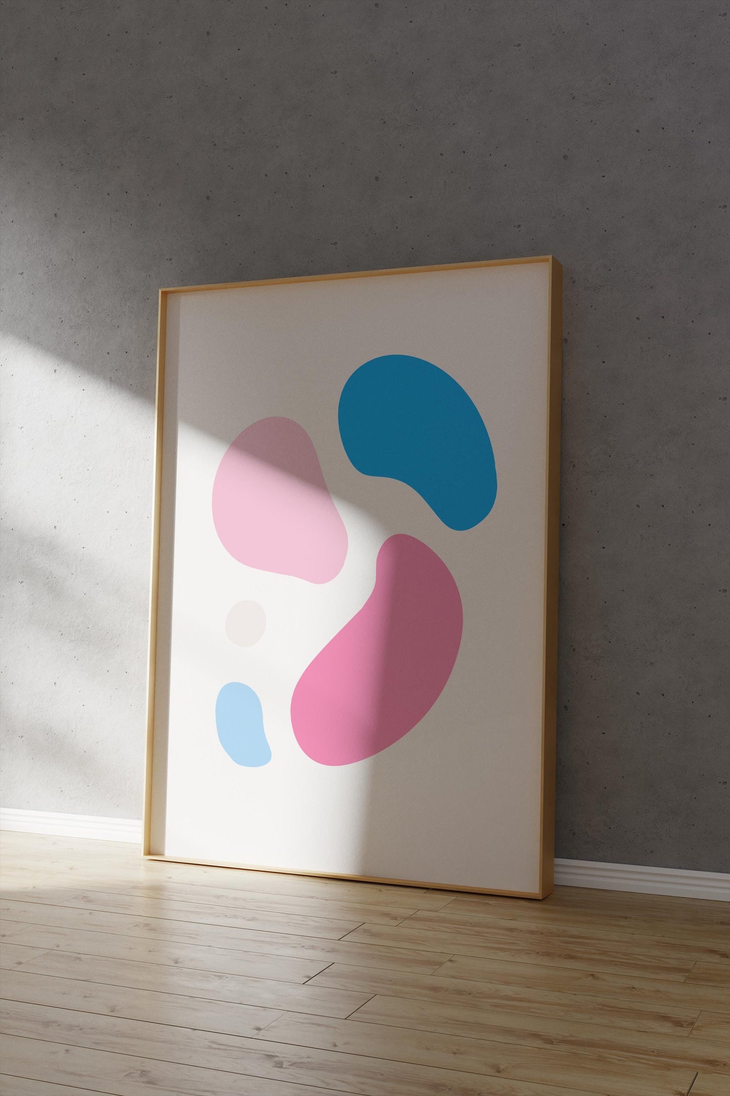 Subtle Trans Pride Abstract Print