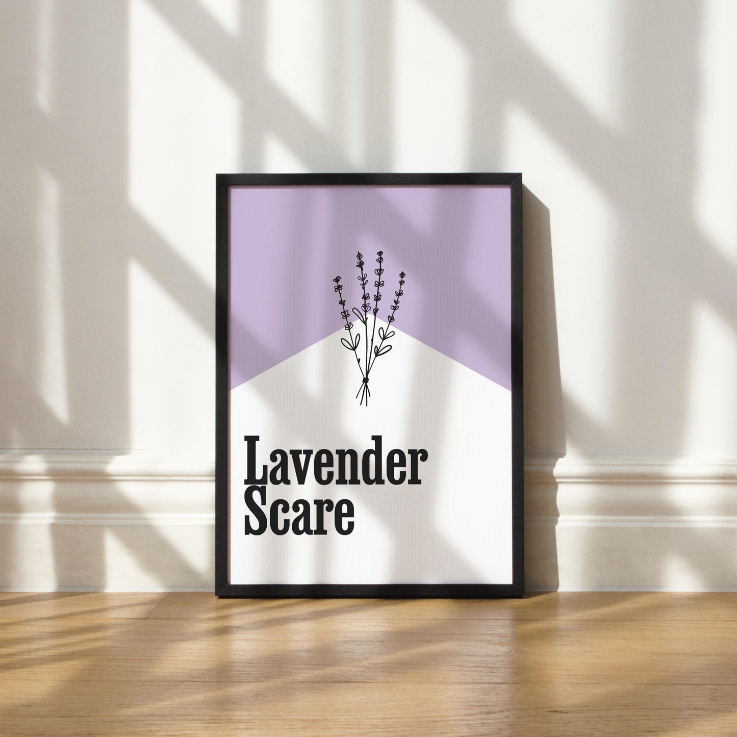 Lavender Scare Print