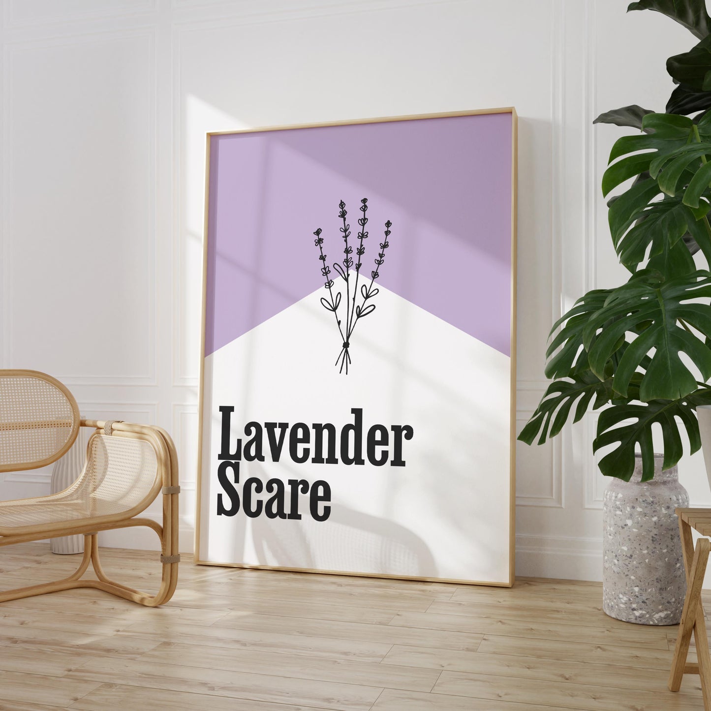 Lavender Scare Print