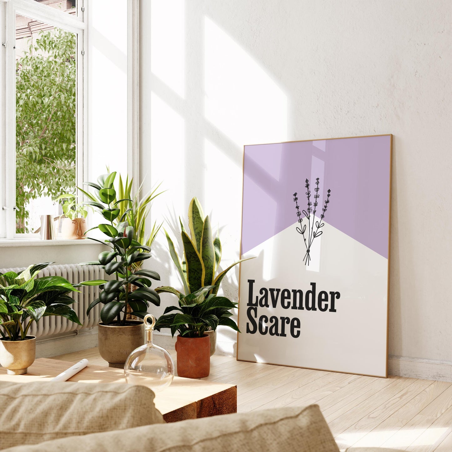 Lavender Scare Print