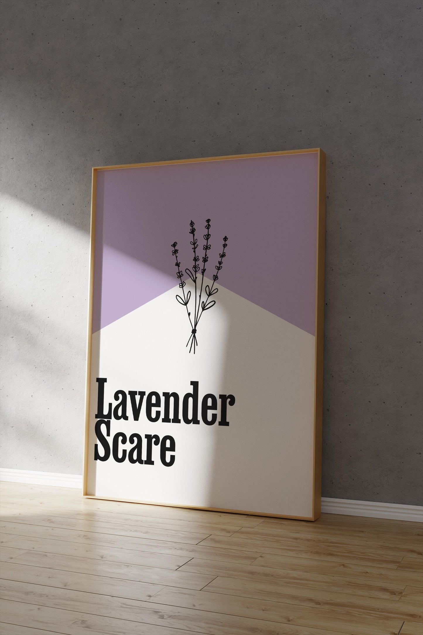 Lavender Scare Print