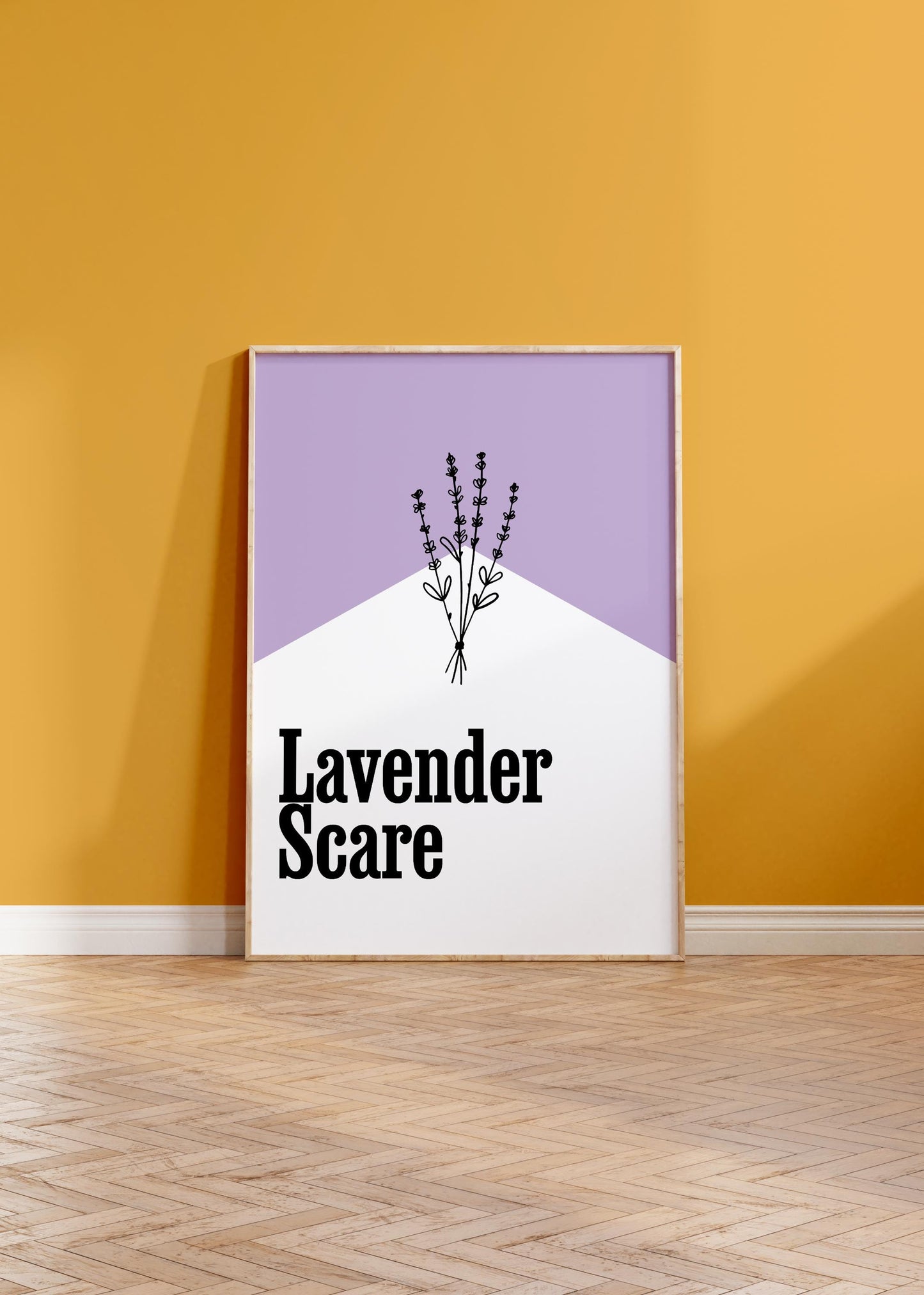 Lavender Scare Print