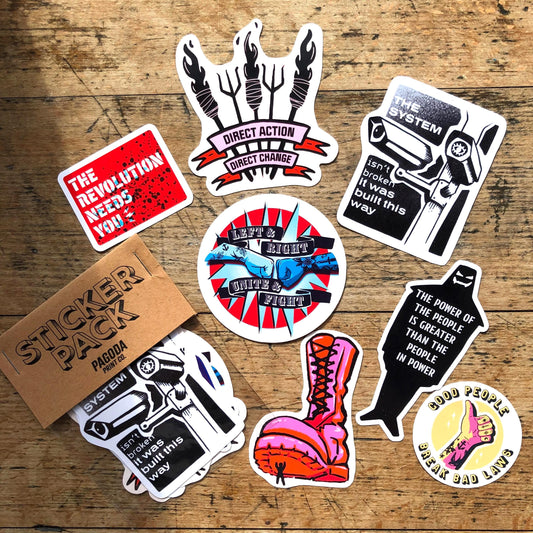 Anti-fascist Sticker Pack