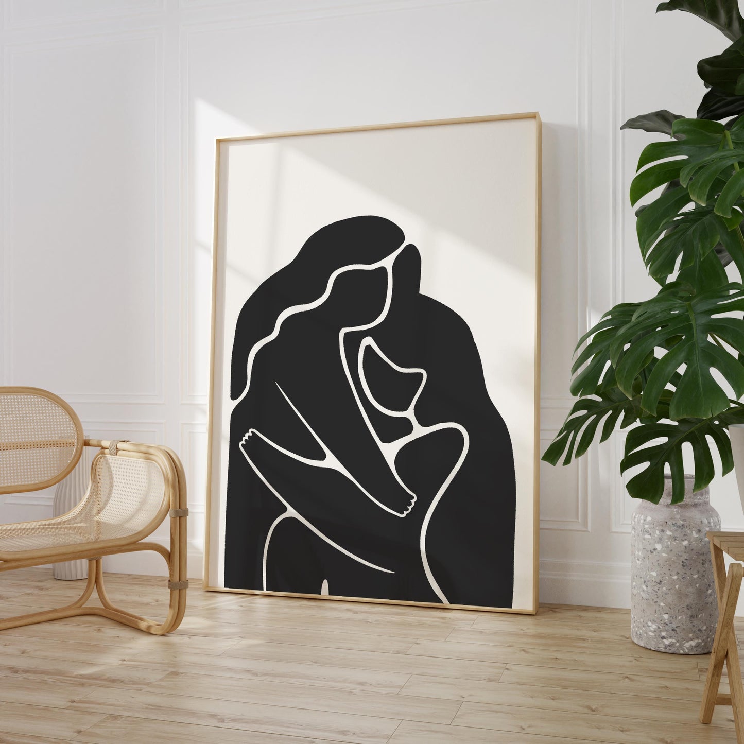 Sapphic Hug Art Print
