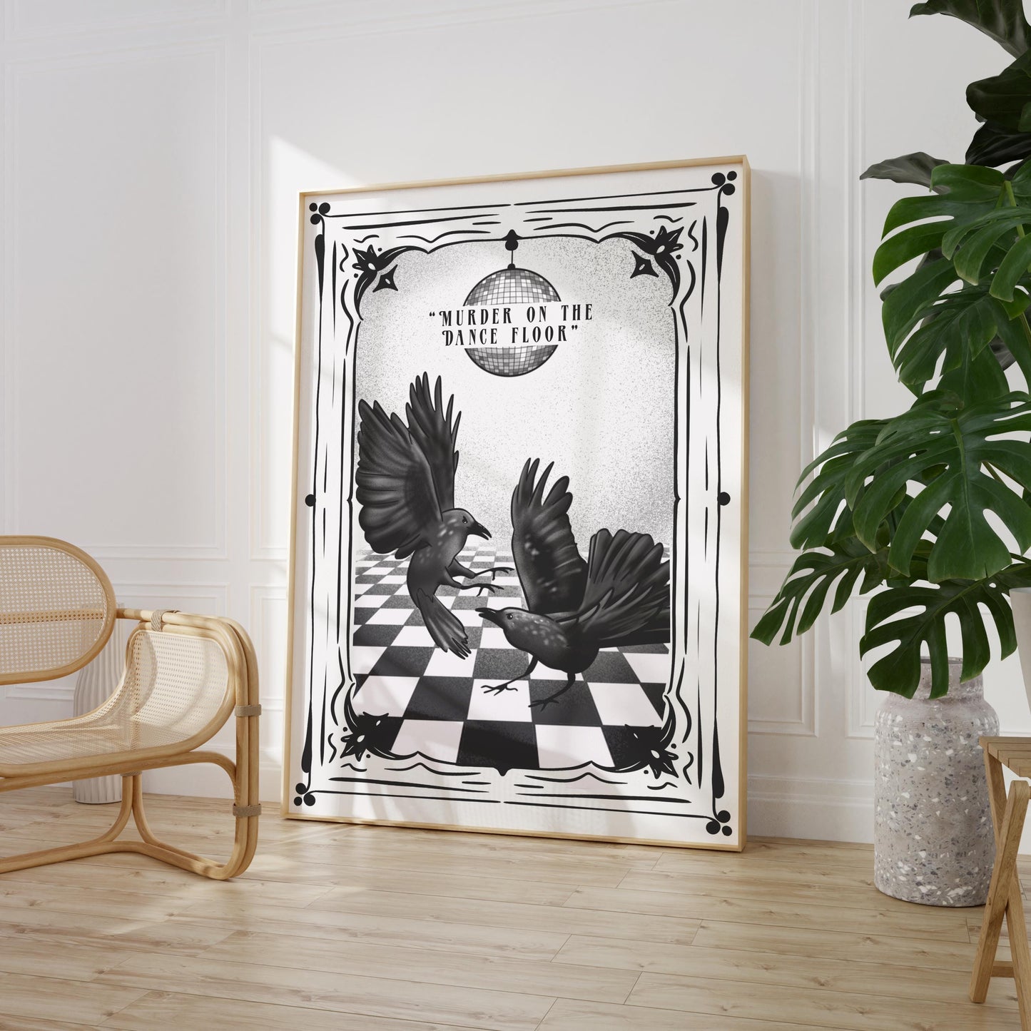 Murder on the Dancefloor Crow Print
