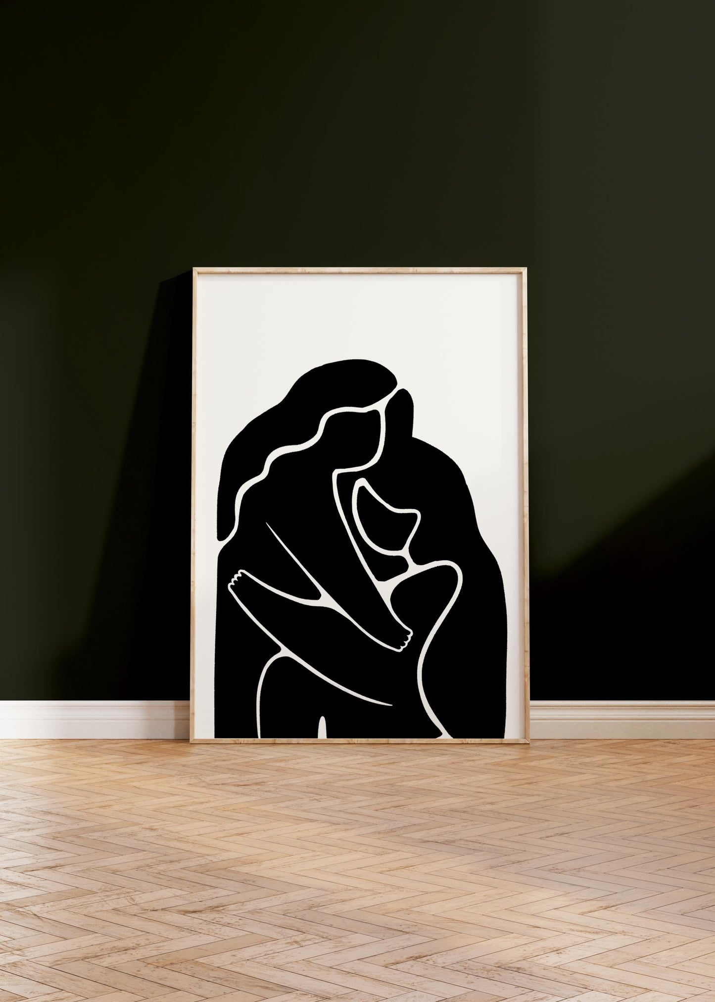 Sapphic Hug Art Print