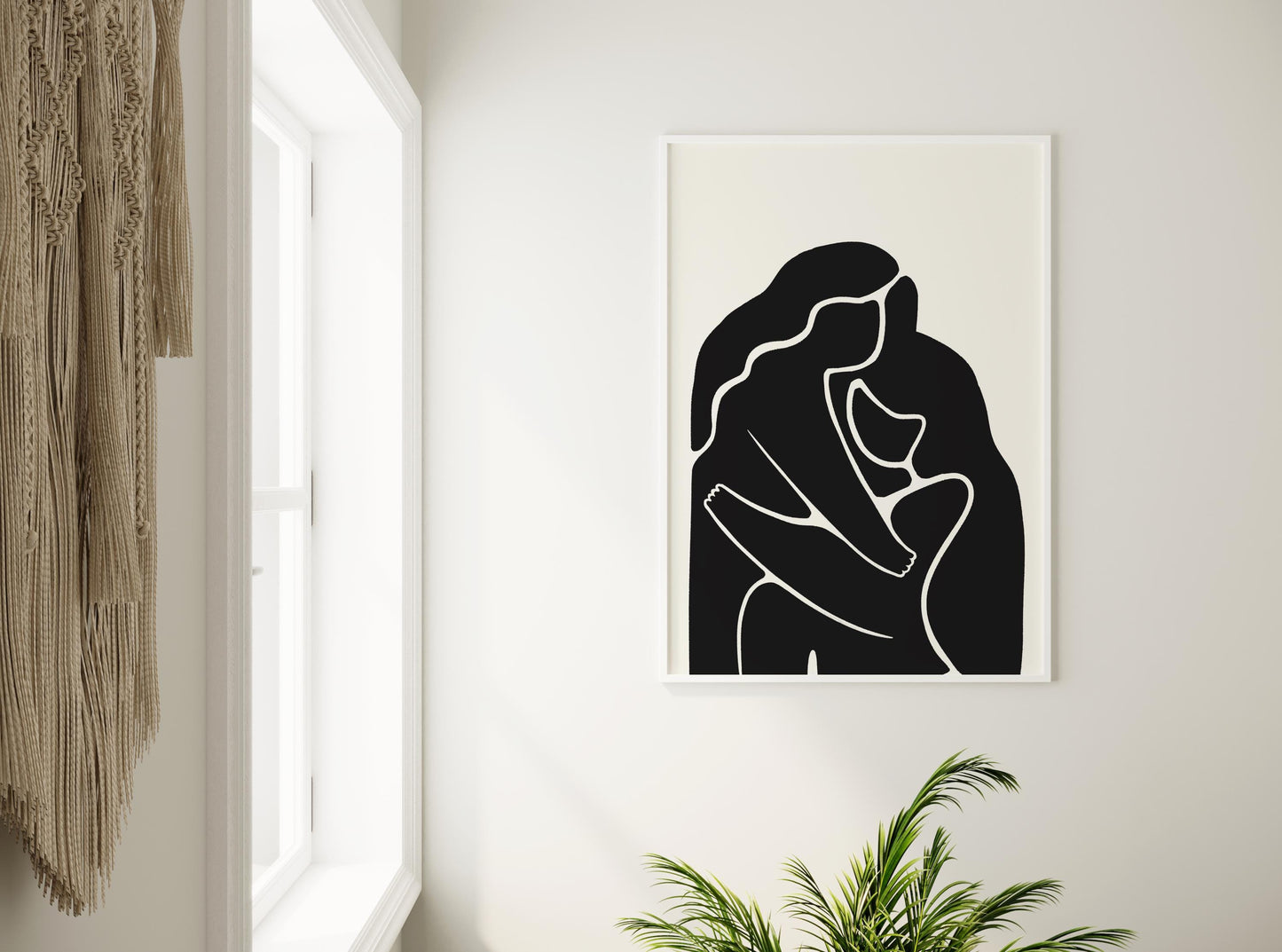 Sapphic Hug Art Print