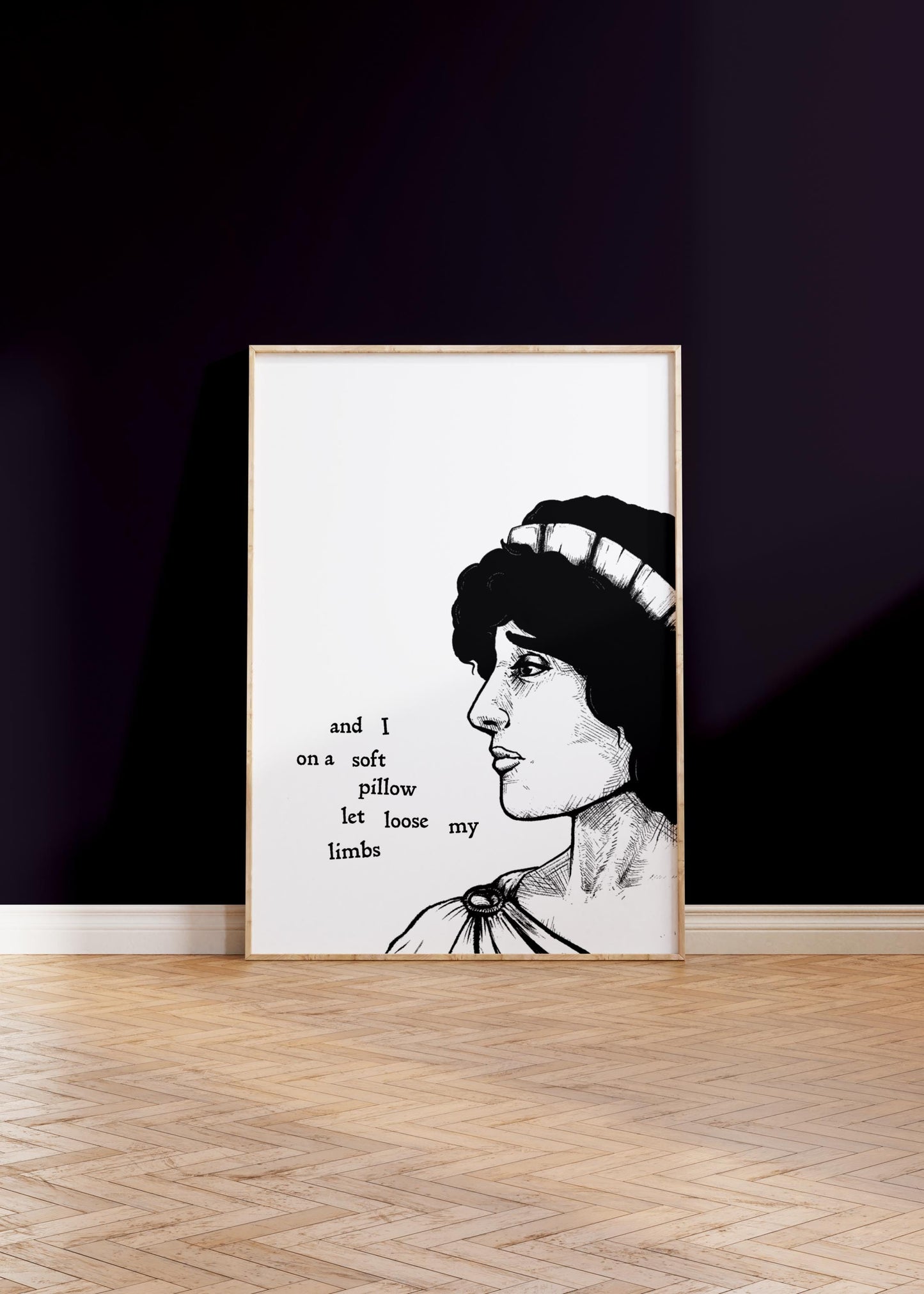 Sappho Poetry Print