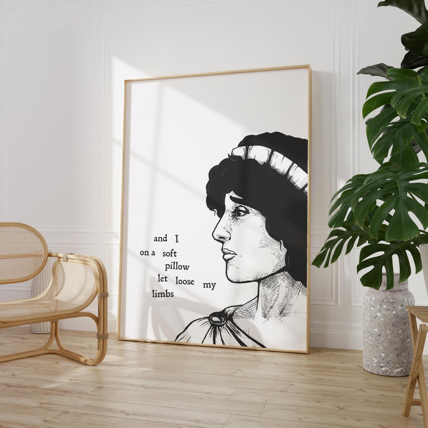Sappho Poetry Print