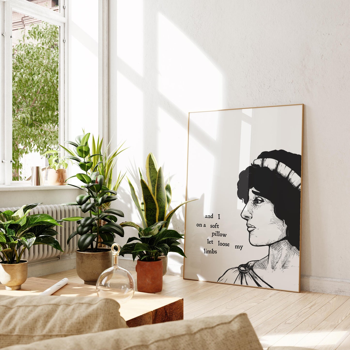 Sappho Poetry Print