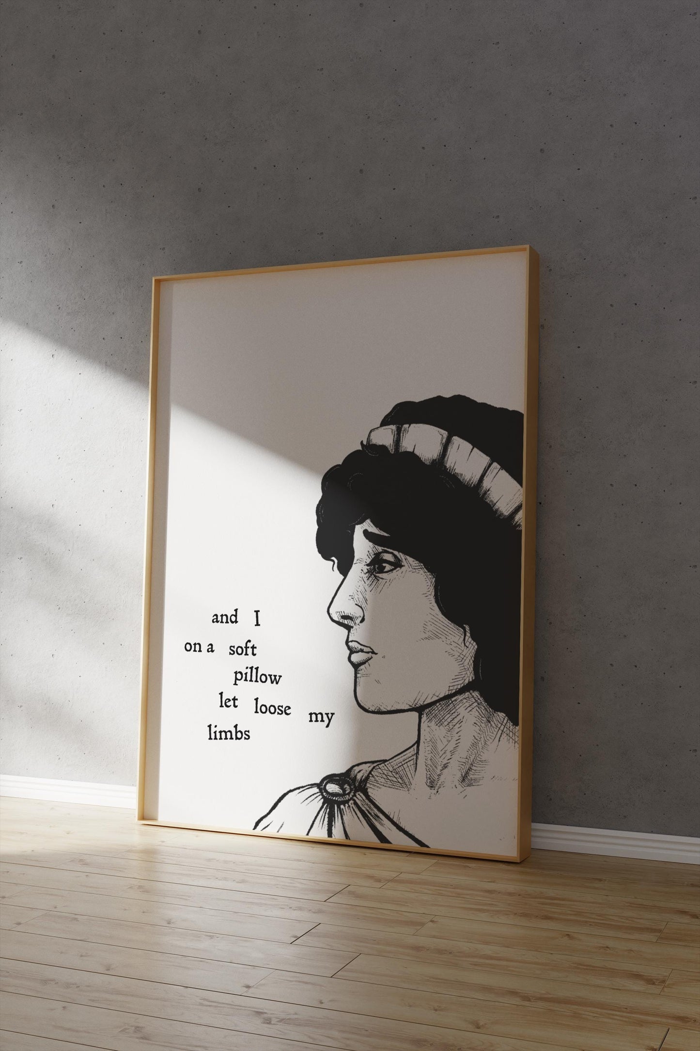 Sappho Poetry Print