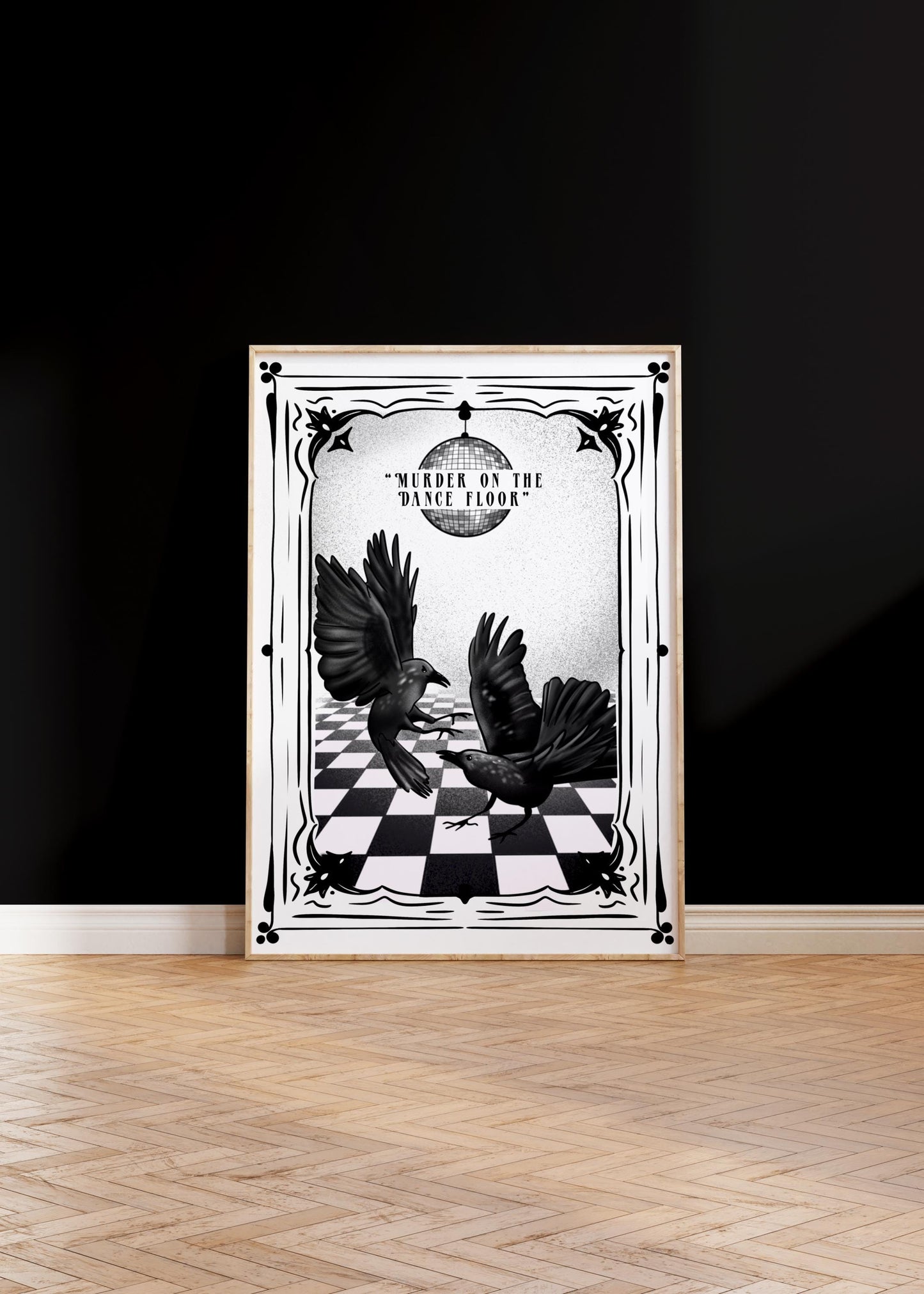Murder on the Dancefloor Crow Print